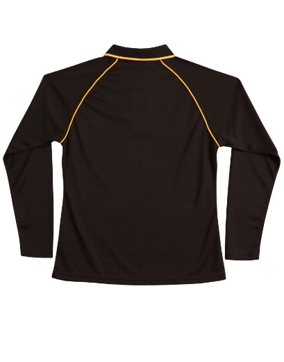 Picture of Winning Spirit, Ladies Cooldry Raglan L/S Polo